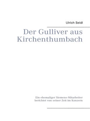 cover image of Der Gulliver aus Kirchenthumbach
